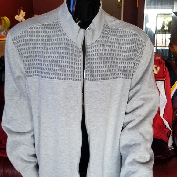 ALFANI BIG AND TALL SHIRT SWEATER - Picture 3 of 4